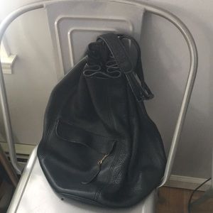 L.L.Bean/Leather Bucket Bag/ Large/